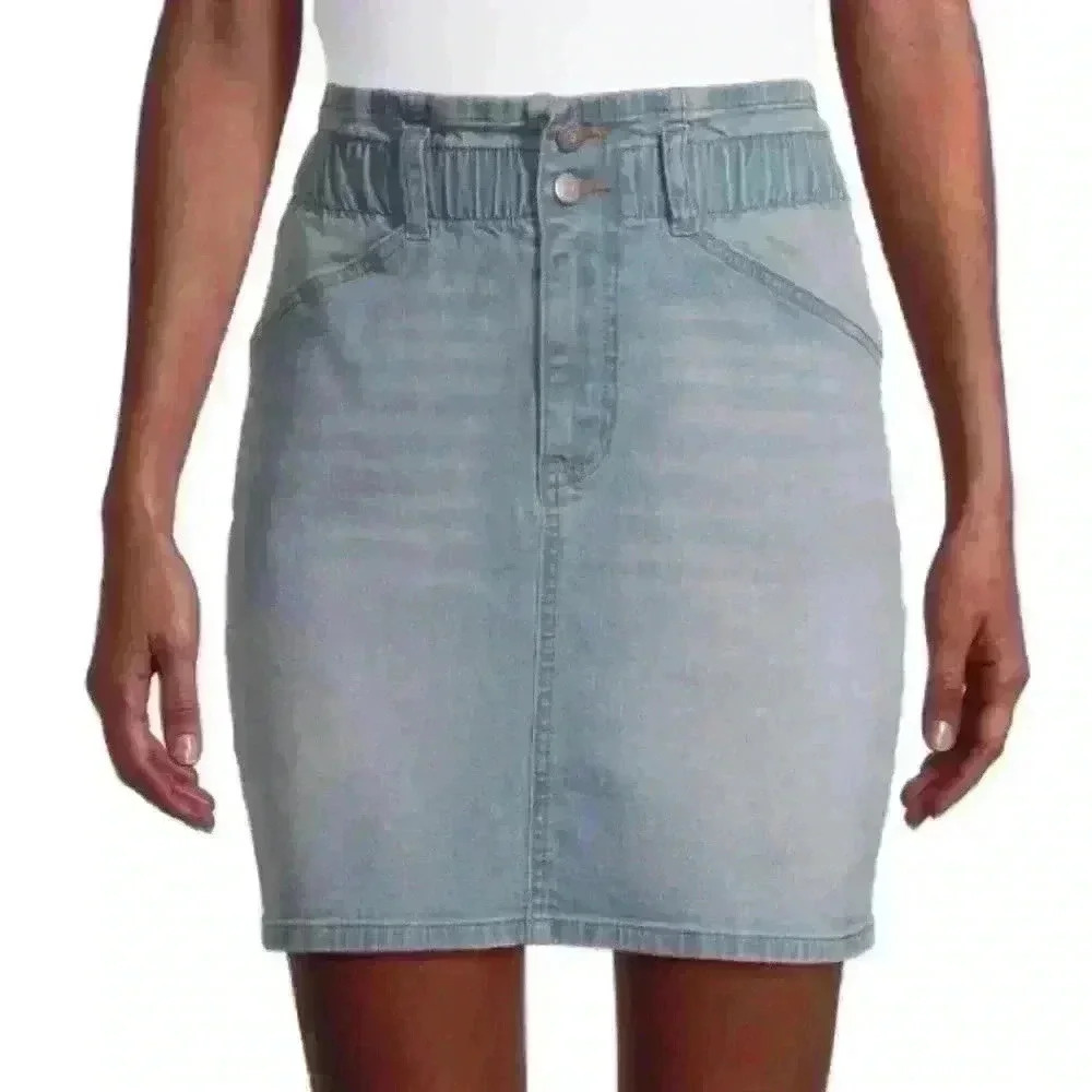No Boundaries Women's Denim Mini Skirt (427)